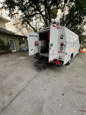 Magnet Plumbing service vehicle on-site for Slab Leak Repair in Homestead Acres